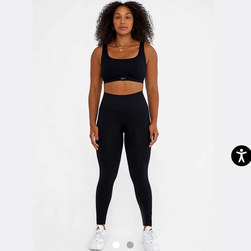 SET Active Black High-Waist Leggings